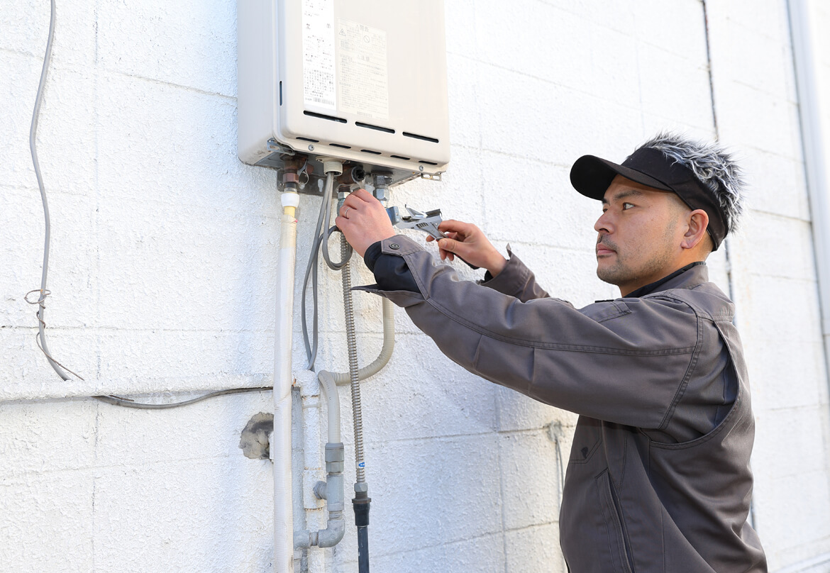 建物内の給排水設備工事